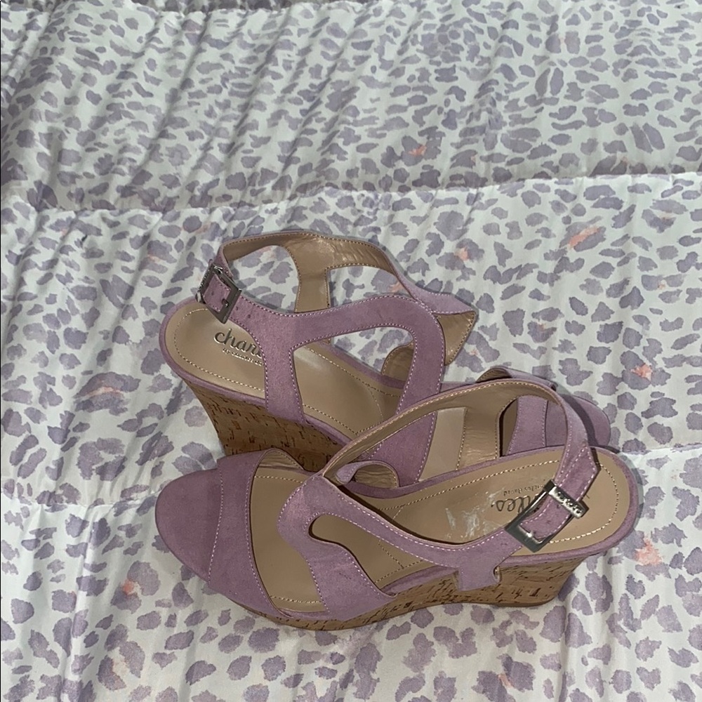 Charles by Charles David Lilac Wedge Sandals